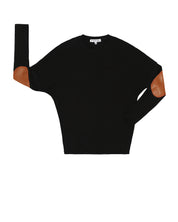 Leather Elbow Patch Dolman