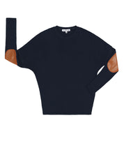 Leather Elbow Patch Dolman
