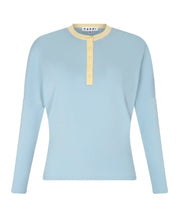 Contrast Collar Dolman Henley
