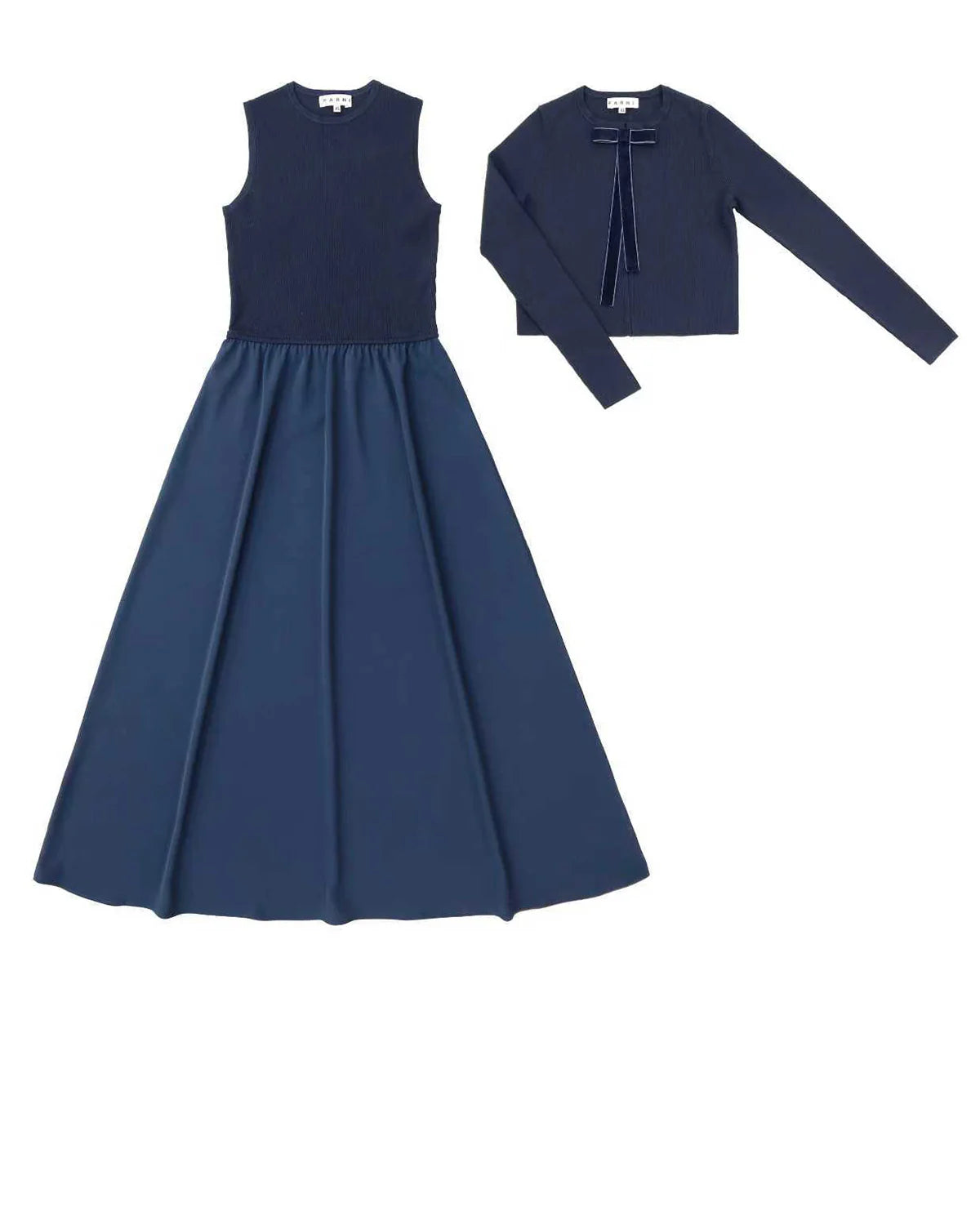 Bow Sweater + Jumper Set