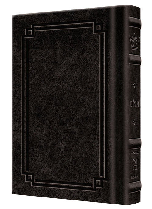 Signature Leather classic Tehillim Charcoal Black