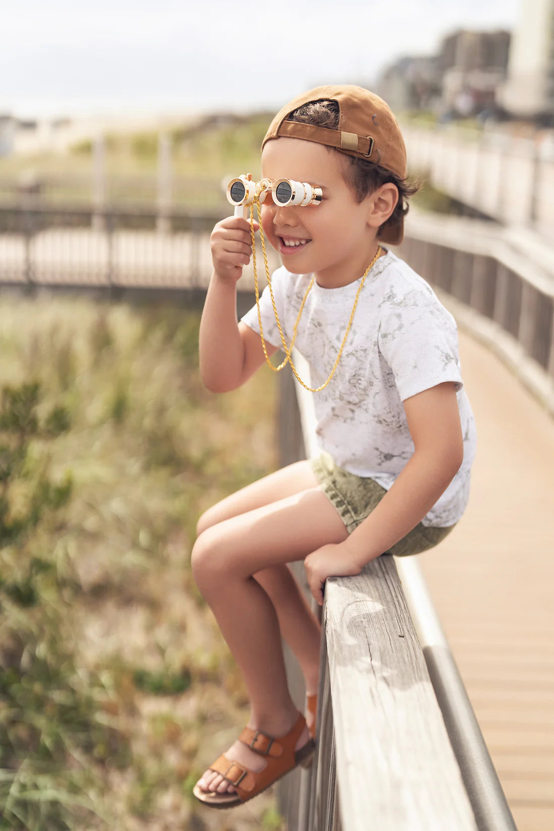 Denim Shorts - Green Denim