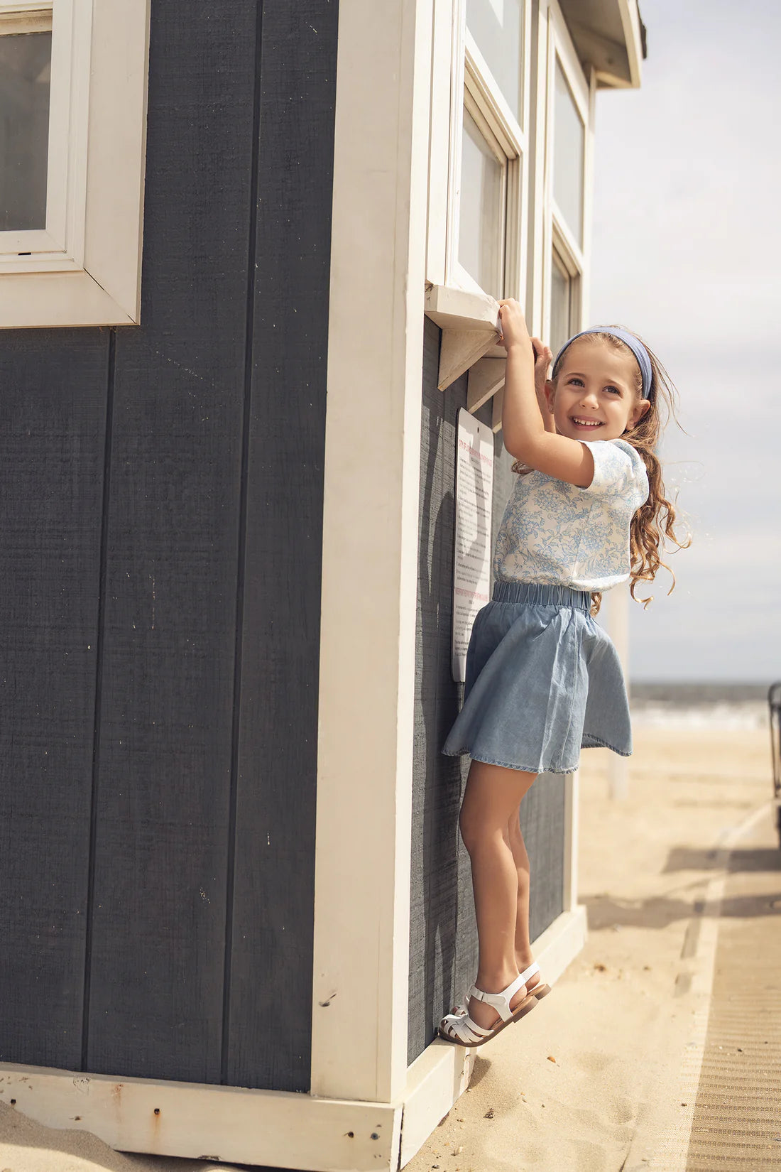 Circle Skirt- Light Denim