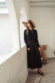 Bliss Ruffle Bottom Cropped Cardi Black