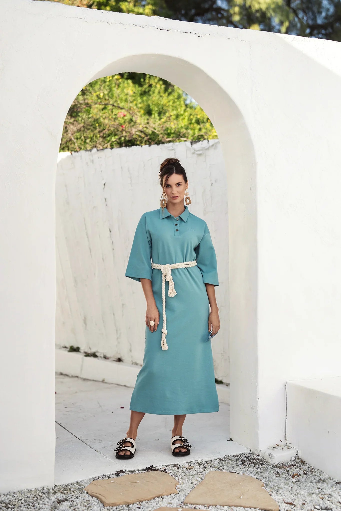 Bliss Polo Crest Dress Blue