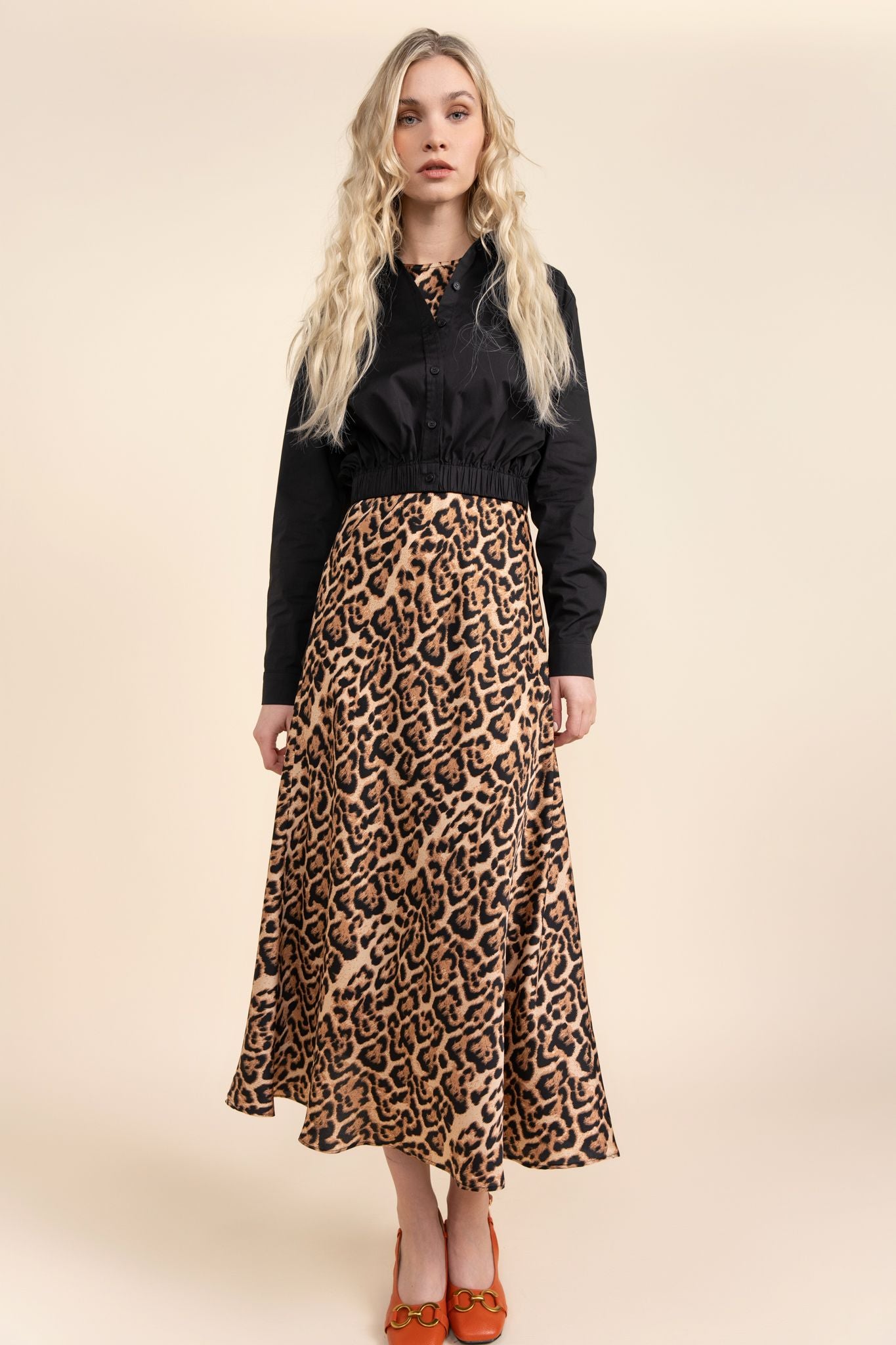 Madison Dress in Leopard