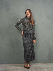 Front Slit Skirt