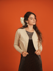 Jacquard Knit Bolero