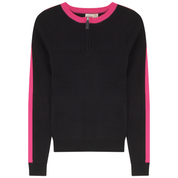 Teen Rib Knit Top With Contrast Trim