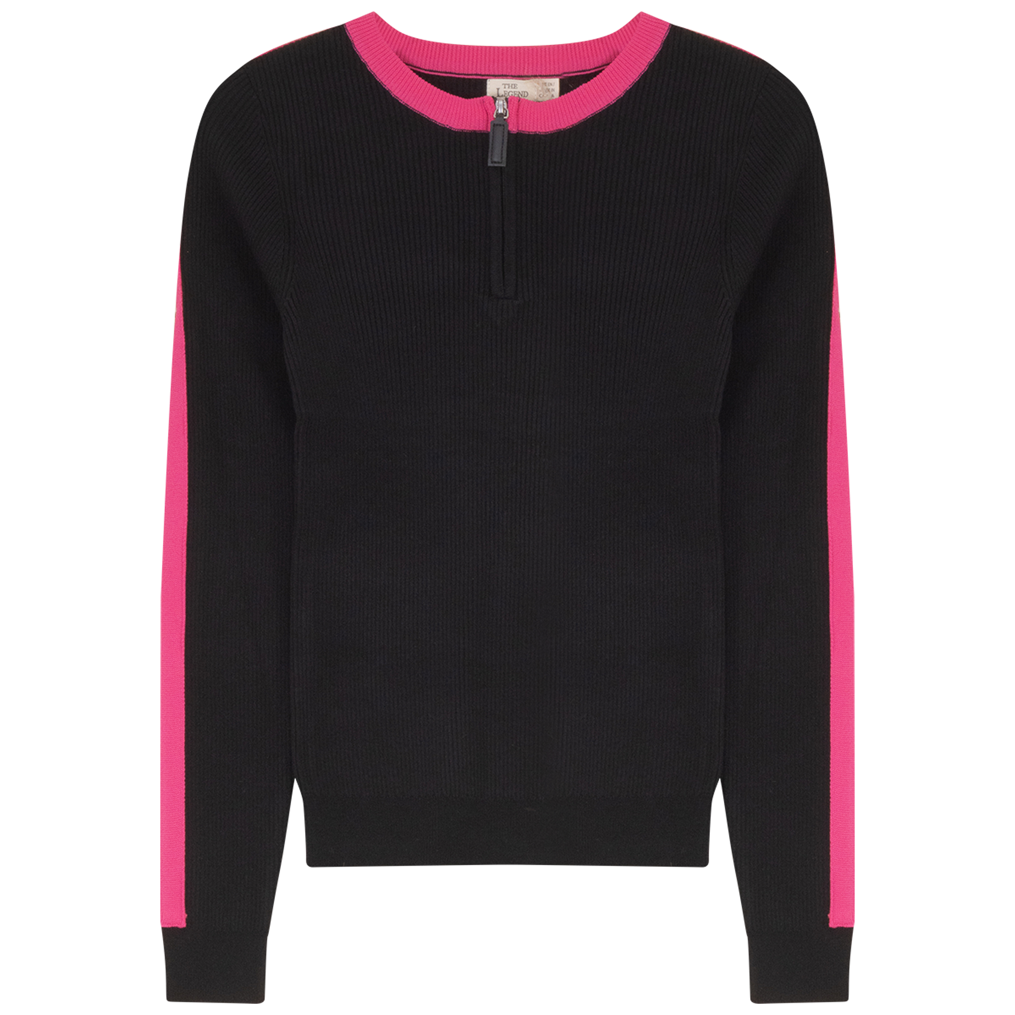 Teen Rib Knit Top With Contrast Trim