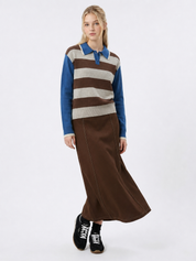Teen Stripe Knit Loose Top