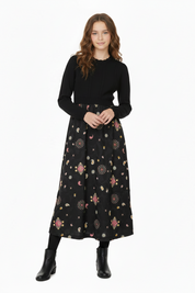 Teen Dress With Floral Bottom