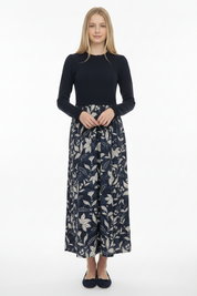 Teen Dress With Floral Bottom