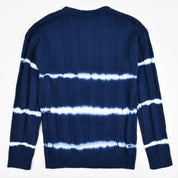 Tie-Dye Cable Knit Sweater