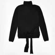 Wrap Knit Turtleneck