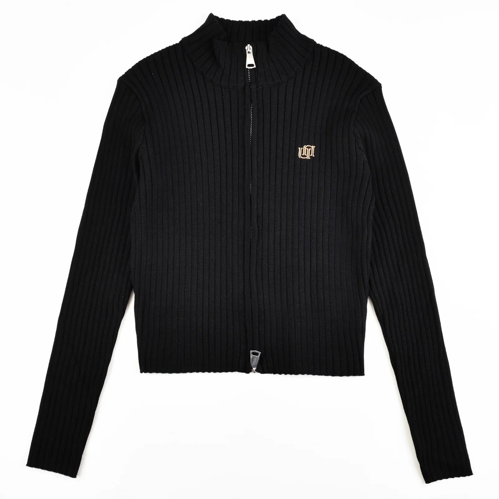 Two way zipper sweater