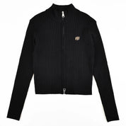 Two way zipper sweater