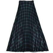 Accordion Plaid Skirt