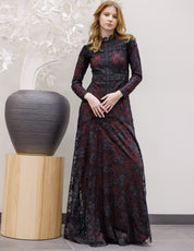 LACE GOWN AVAILABLE IN 6 COLORS