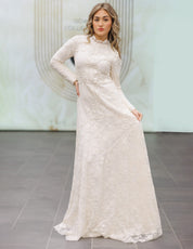 LACE GOWN AVAILABLE IN 6 COLORS