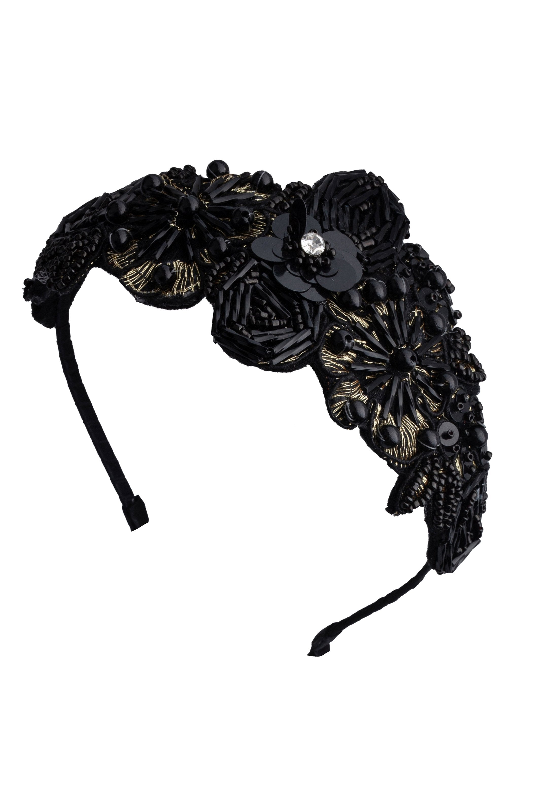 Winter Garden Headband - Black