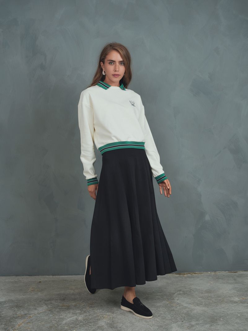 Panel Midi Skirt
