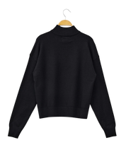 Knit Mockneck Boxy Top