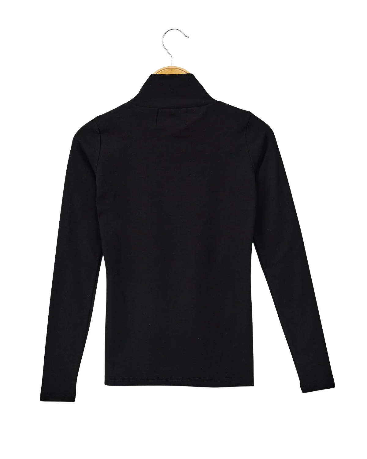 Monogram Embroidered Mockneck Top