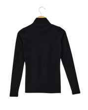 Monogram Embroidered Mockneck Top