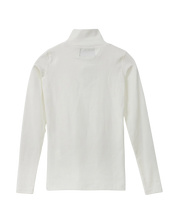 Monogram Embroidered Mockneck Top