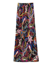 Multicolor Paisley Print Slip Skirt