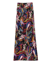 Multicolor Paisley Print Slip Skirt