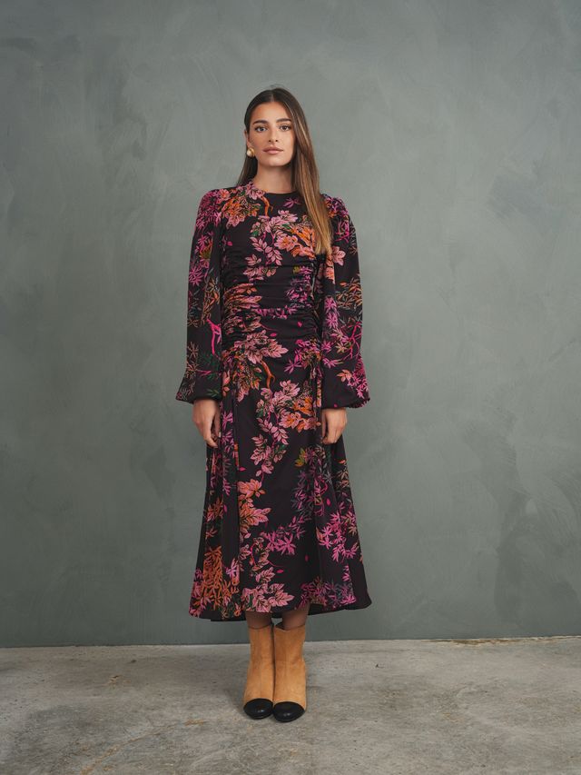 Double Ruched Dress