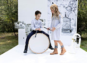 Graphic Sweatshirt Polo