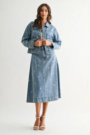 Wildflower Denim Jacket