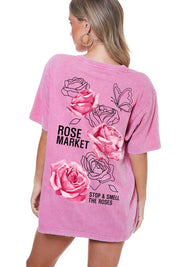 Rose Market Graphic Top
