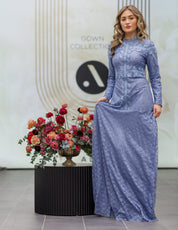 LACE GOWN AVAILABLE IN 6 COLORS