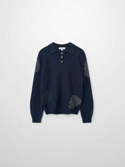 Golden Sun Sweater-Navy