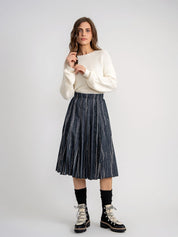 Teen Knitted Sweater With Heart Pom Pom