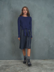 Tie Sweater
