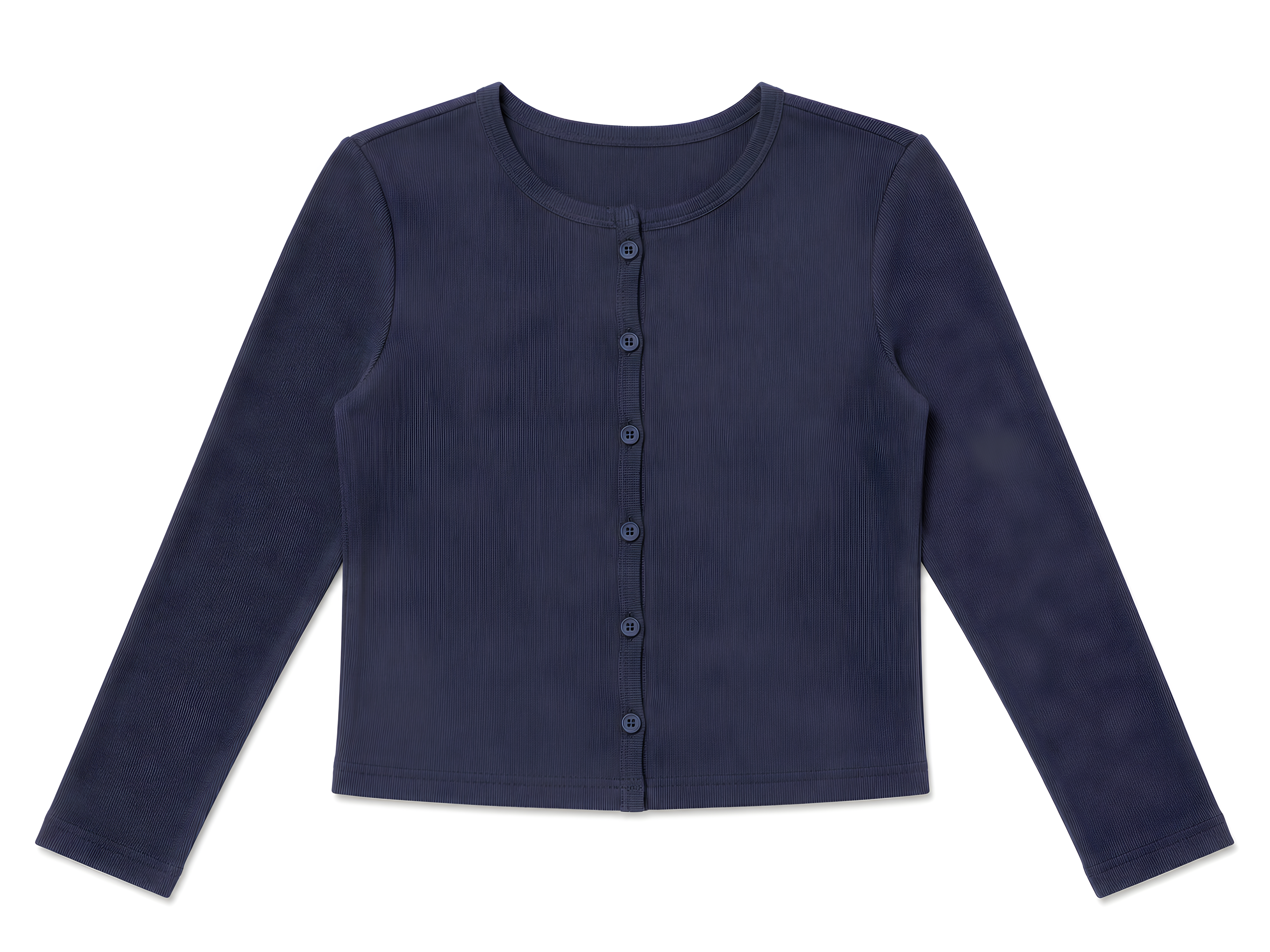 MICRO-RIBBED CARDIGAN AVAILABLE IN 6 COLORS (26SM32)