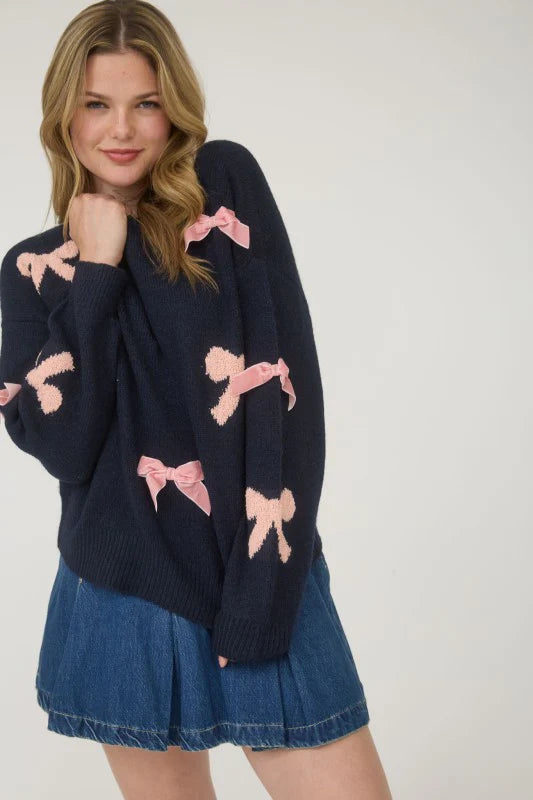 Signature Bow Sweater