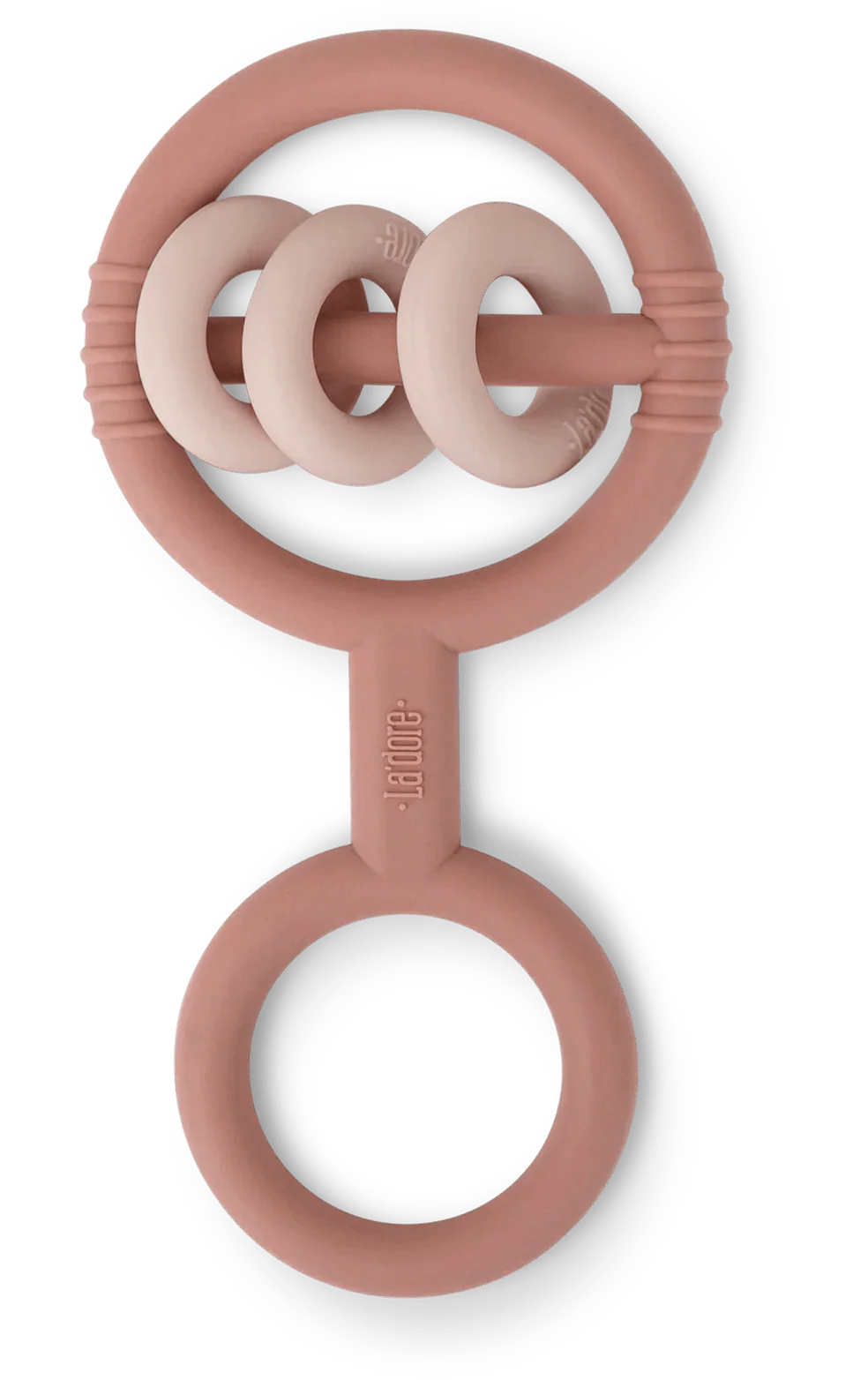 Bebe Rattle Teether Rosewood