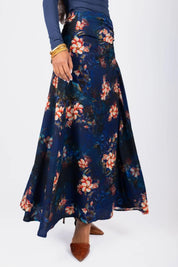 Adriana Skirt (Blue/Red)
