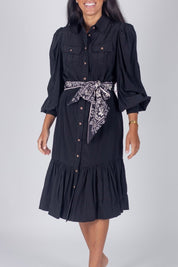 ALEX DRESS (BLACK) 41"