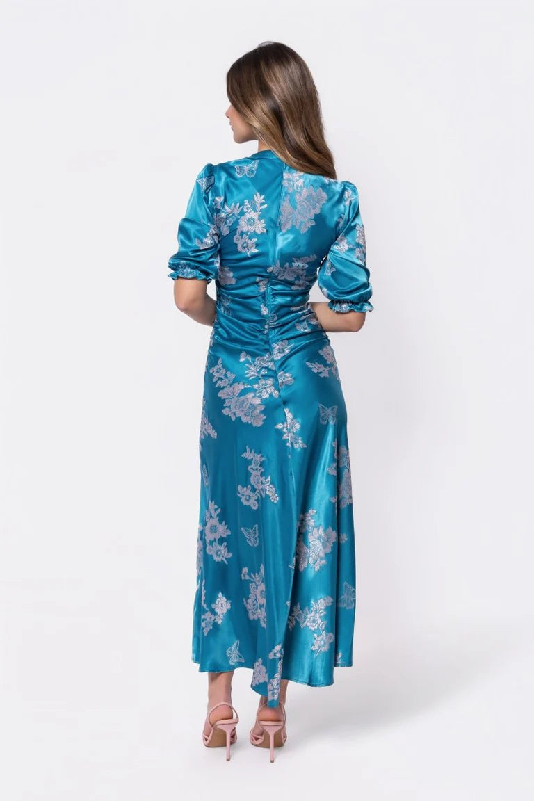 Audrey Dress Short Sleeve (Teal Green)