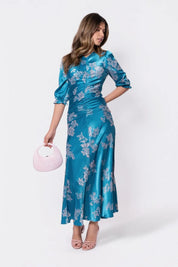 Audrey Dress Short Sleeve (Teal Green)