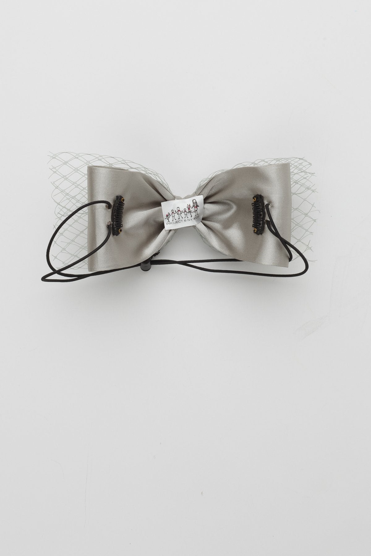Avant Garde Bow Petit - Silver - PROJECT 6, modest fashion