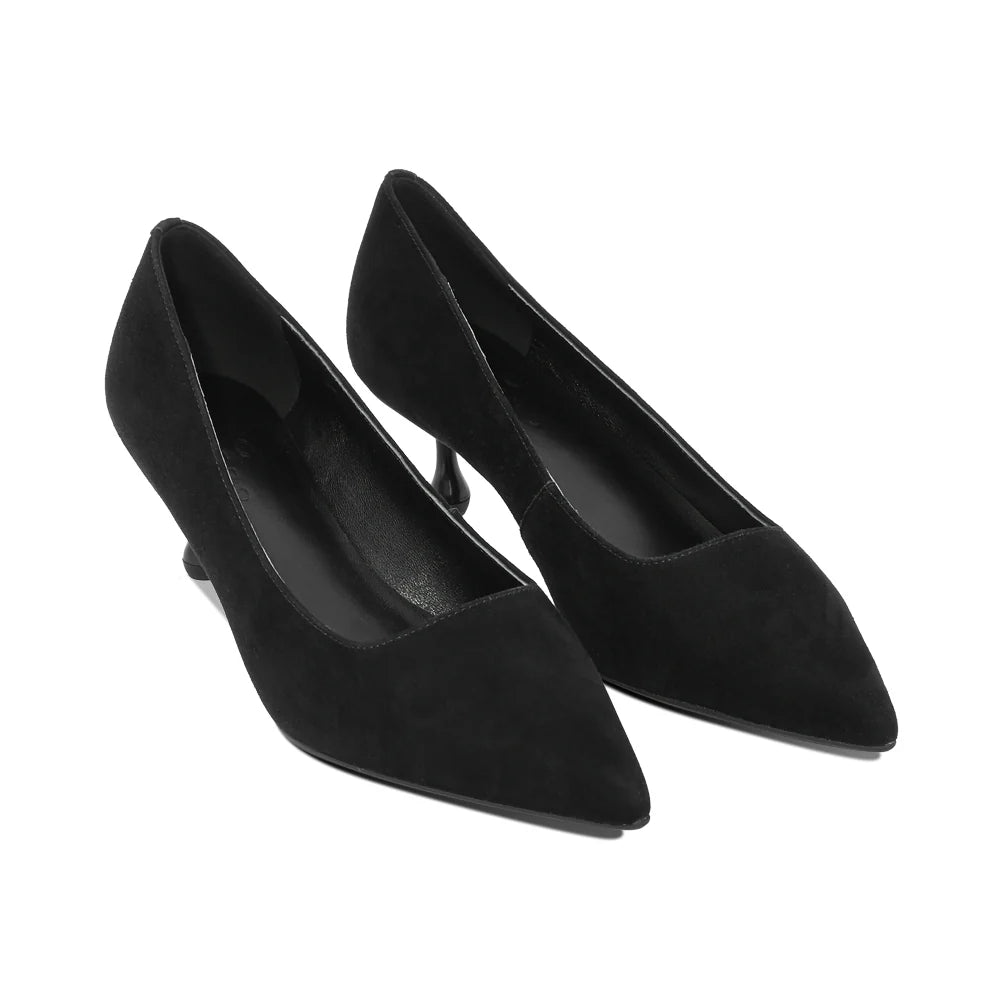 Avenza Black Suede F26