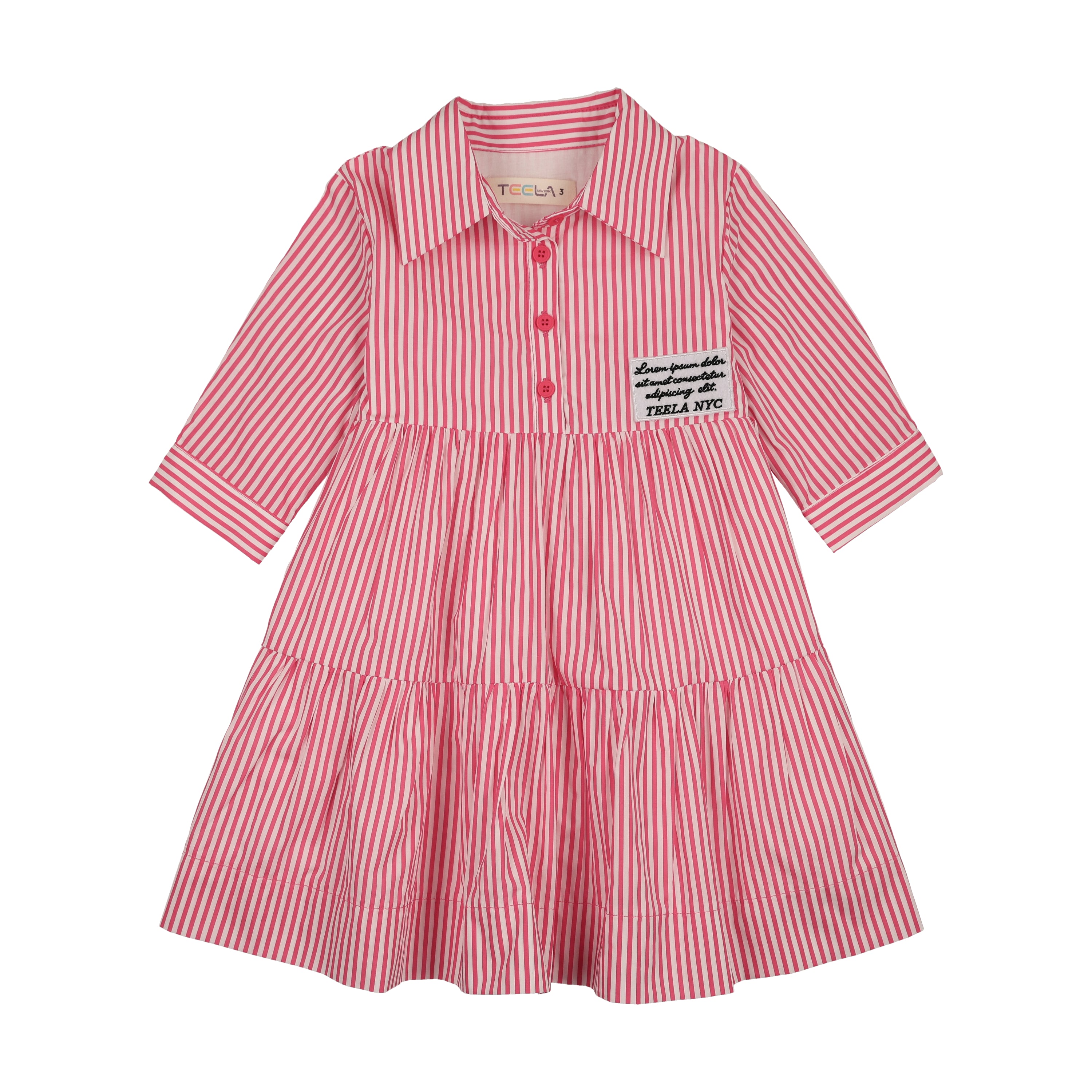 Teela Pink Seersucker Dress – THE ADDRESS